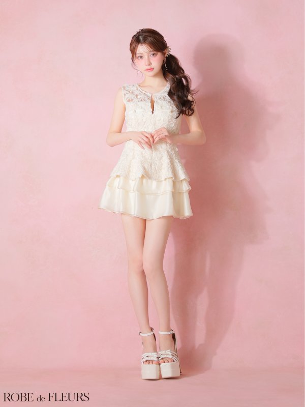 アイボリー　モデル：ももか　身長：156cm　着用サイズ：Sサイズ