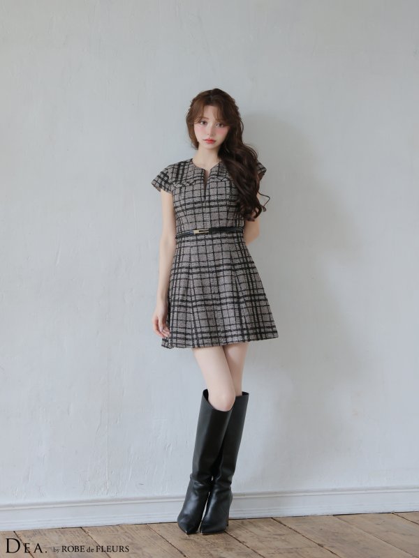 ブラウン　モデル：ももか　身長：156cm　着用サイズ：Sサイズ