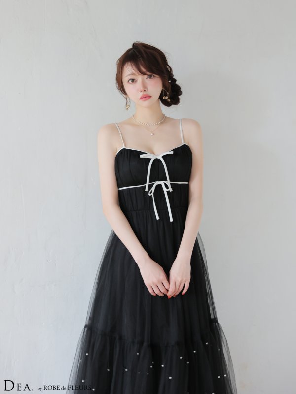 ブラック モデル：羽澄まり　身長：158cm　着用サイズ：Sサイズ