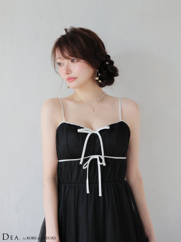 ブラック モデル：羽澄まり　身長：158cm　着用サイズ：Sサイズ