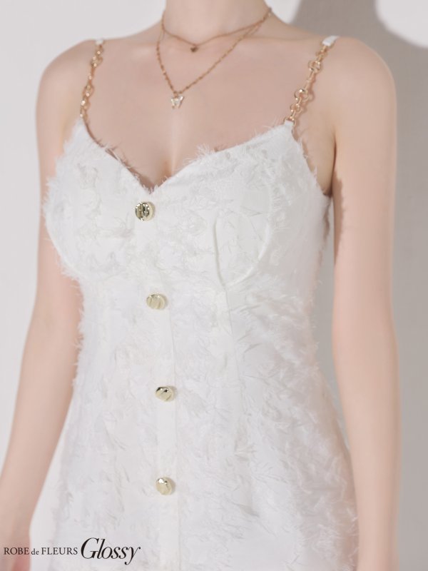 ホワイト　モデル：ゆめ　身長：160cm　着用サイズ：Sサイズ