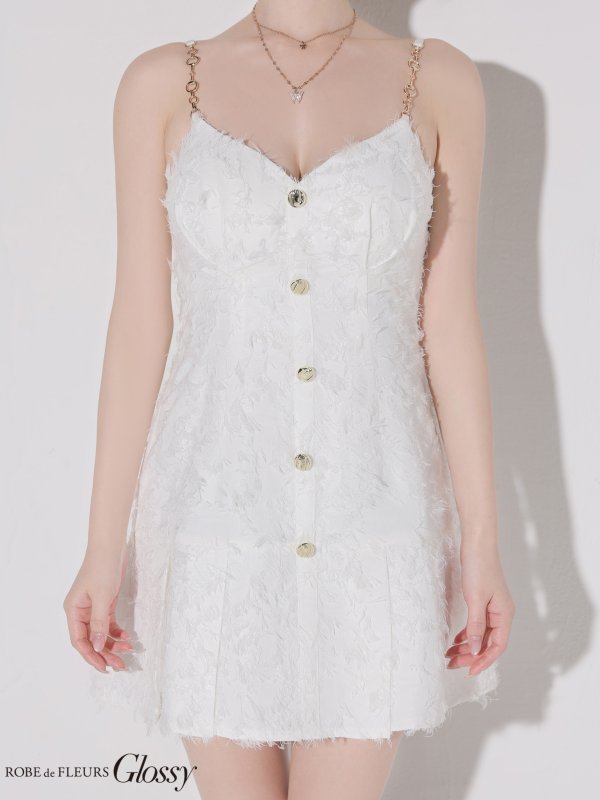 ホワイト　モデル：ゆめ　身長：160cm　着用サイズ：Sサイズ