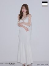 【Glossy/グロッシー】シアー/ ドッキング/ フロントジップ/ マーメイド/ ロング/ キャバドレスlong[OF08]