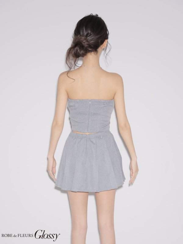 グレー　モデル：みゆ　身長：164cm　着用サイズ：Sサイズ