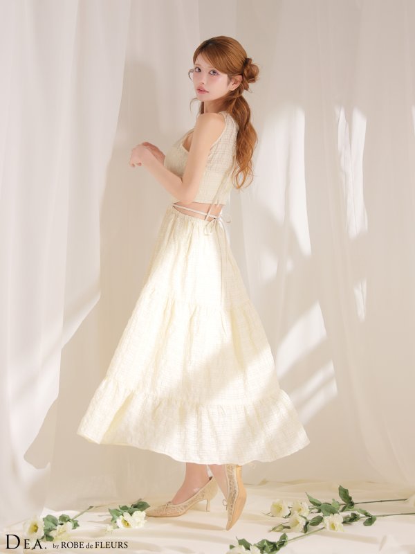 アイボリー　モデル：まりん　身長：164cm　着用サイズ：Sサイズ