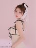 アイボリー×ブラック　モデル：ももか　身長：156cm　着用サイズ：Sサイズ