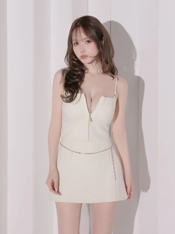アイボリー　モデル：ゆめ　身長：160cm　着用サイズ：Sサイズ
