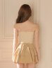 ベージュxベージュ　モデル：咲希　身長：164cm　着用サイズ：Sサイズ