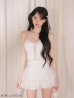 ホワイト　モデル：みみ　身長：162cm　着用サイズ：Sサイズ