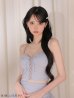 ブルー　モデル：みみ　身長：162cm　着用サイズ：Sサイズ
