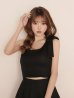 ブラック モデル：いおり　身長：161cm　着用サイズ：Sサイズ