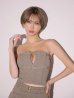 グレージュ　モデル：みゆ　身長：164cm　着用サイズ：Sサイズ