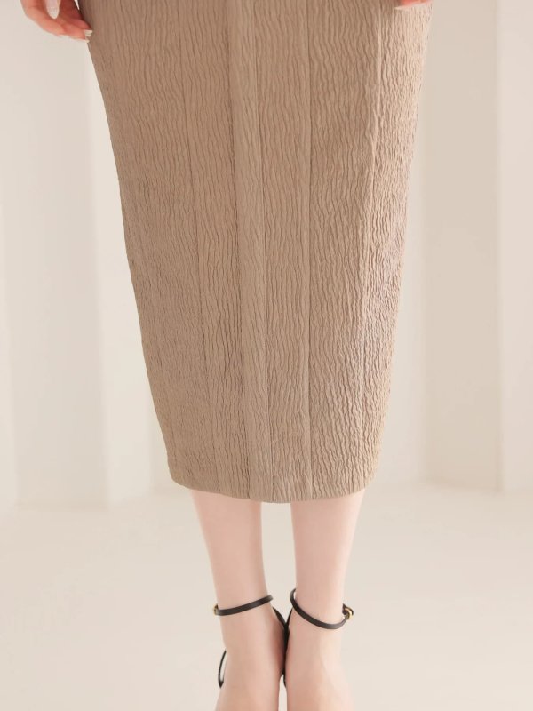 グレージュ　モデル：ゆめ　身長：160cm　着用サイズ：Sサイズ