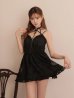 ブラック モデル：いおり　身長：161cm　着用サイズ：Sサイズ