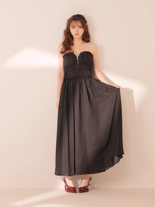 ブラック　モデル：ゆめ　身長：160cm　着用サイズ：Sサイズ