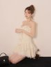 アイボリー　モデル：まりん　身長：164cm　着用サイズ：Sサイズ