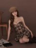 ブラウン　モデル：まみ　身長：161cm　着用サイズ：Sサイズ