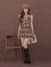 ブラウン　モデル：まみ　身長：161cm　着用サイズ：Sサイズ