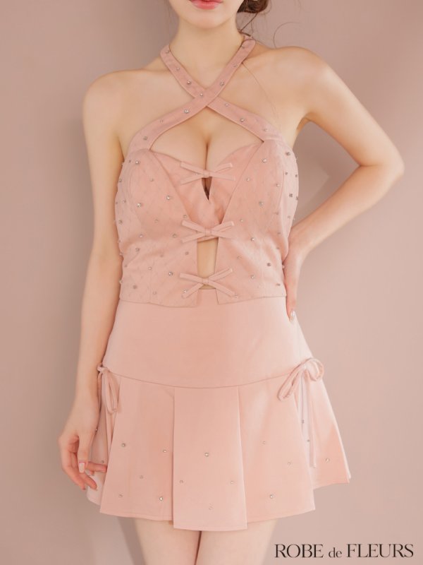 ピンク モデル：ももか　身長：156cm　着用サイズ：Sサイズ