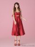 画像23: XSサイズあり【ROBE de FLEURS/ローブドフルール】サテン/ ビジュー/ フレア/ ミディアムドレス/ キャバドレス[OF2]