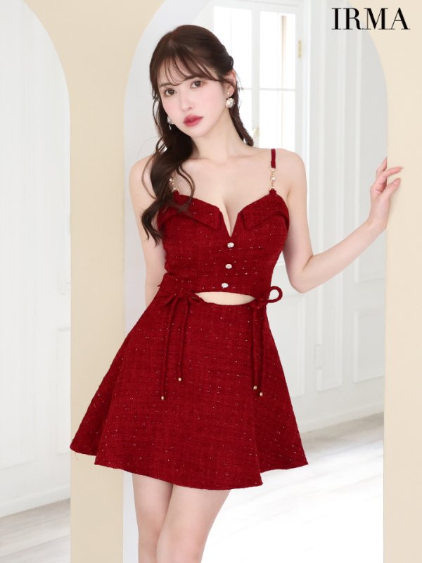 レッド モデル：ゆめ　身長：160cm　着用サイズ：Sサイズ