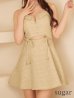 ベージュ　モデル：三上悠亜　身長：159cm　着用サイズ：Sサイズ