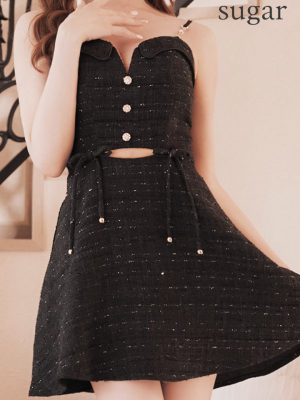 ブラック モデル:明日花キララ 身長:162cm 着用サイズ:Sサイズ