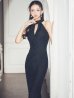 ブラック モデル：まおちゃる　身長：158cm　着用サイズ：Sサイズ