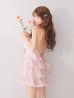 ピンク モデル：まりん　身長：164cm　着用サイズ：Sサイズ