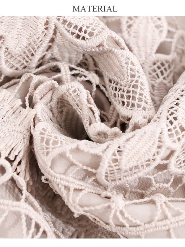 画像14: sugarオリジナルドレス★ Lサイズあり!!【sugar】マーメイド/ リボンネック/ フラワーレース/ ノースリーブ/ ワンピース/ ミモレ丈/ タイト/ ミディアムドレス/ キャバドレス[OF08]