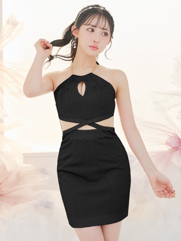 ブラック モデル:カルア 身長:156cm:Sサイズ