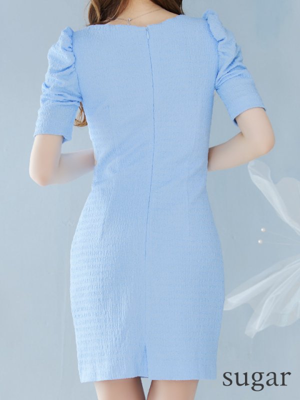 ブルー モデル:ゆめ 身長:160cm 着用サイズ:Sサイズ