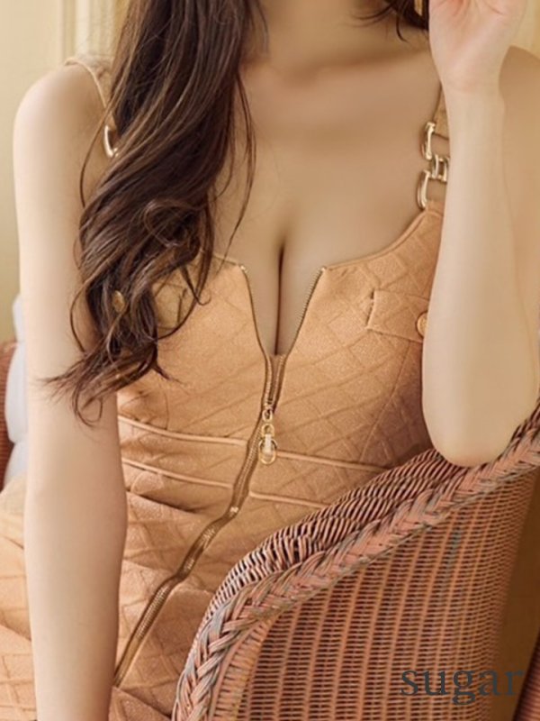 画像10: sugarオリジナルカラー・XSサイズあり☆【IRMA/イルマ】ワンカラー/ バストジップ/ ラメニット/ キャミソール/ ボタンデザイン/ タイト/ ミニドレス/ キャバドレス[OF2A]