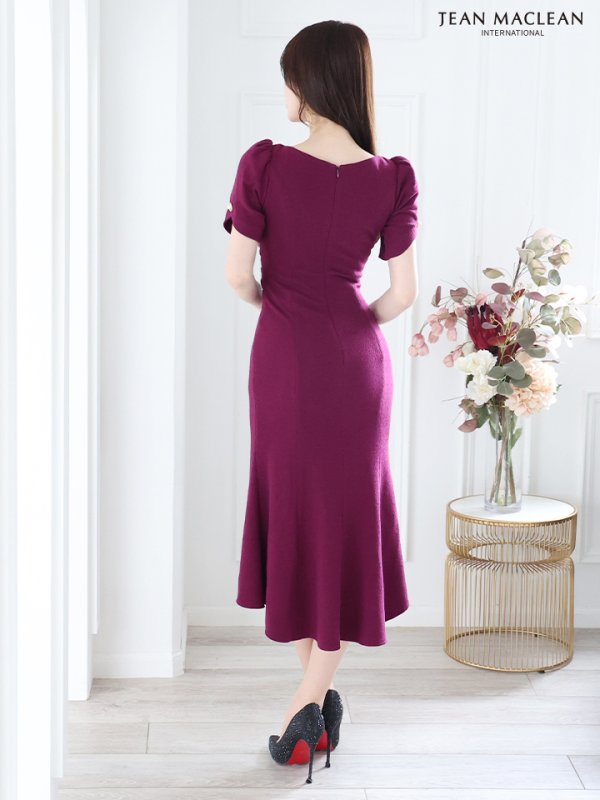 画像16: Lサイズあり【JEAN MACLEAN/ジャンマクレーン】カットアウト/ ノースリーブ/ セットアップ/ ワンカラー/ タイト/ ひざ丈/ ミディアムドレス/ キャバドレス[OF2A]