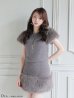 グレー　モデル：羽澄まり　身長：166cm　着用サイズ：Sサイズ