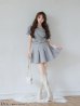 グレー　モデル：ももか　身長：156cm　着用サイズ：Sサイズ