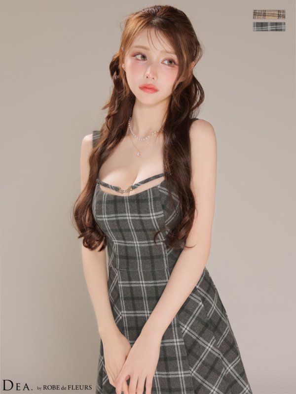 グレー　モデル：ももか　身長：156cm　着用サイズ：Sサイズ