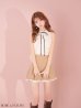 アイボリー×ベージュ　モデル：まりん　身長：164cm　着用サイズ：Sサイズ