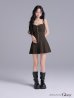 ブラウン モデル:まおちゃる 身長:158cm 着用サイズ:Sサイズ