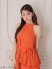 オレンジ　モデル：ももか　身長：156cm　着用サイズ：Sサイズ