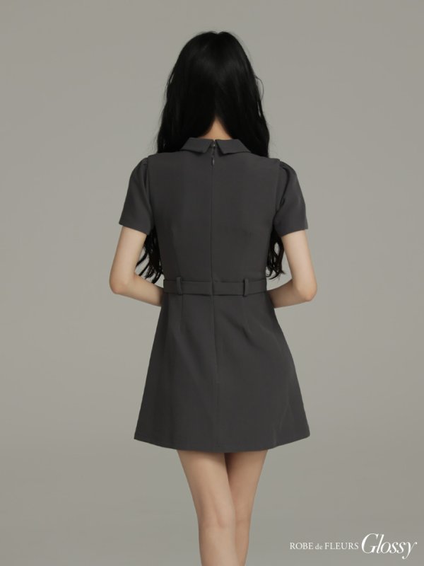 グレー モデル：まおちゃる　身長：158cm　着用サイズ：Sサイズ