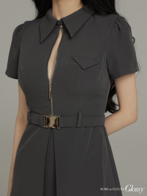 グレー モデル：まおちゃる　身長：158cm　着用サイズ：Sサイズ