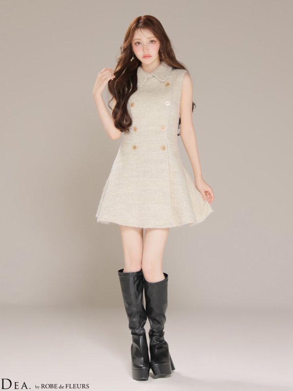 アイボリー　モデル：ももか　身長：156cm　着用サイズ：Sサイズ