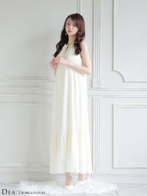 アイボリー　モデル：羽澄まり　身長：166cm　着用サイズ：Sサイズ