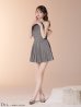 画像2: 【予約商品/12月下旬発送予定】XSサイズあり【DEA./ディア】バストジップ/ プリーツ/ バックオープン/ フレア/ ミニドレス/ キャバドレス[OF08] (2)