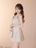 画像6: 【予約商品/12月下旬発送予定】XSサイズあり【DEA./ディア】バストジップ/ プリーツ/ バックオープン/ フレア/ ミニドレス/ キャバドレス[OF08] (6)