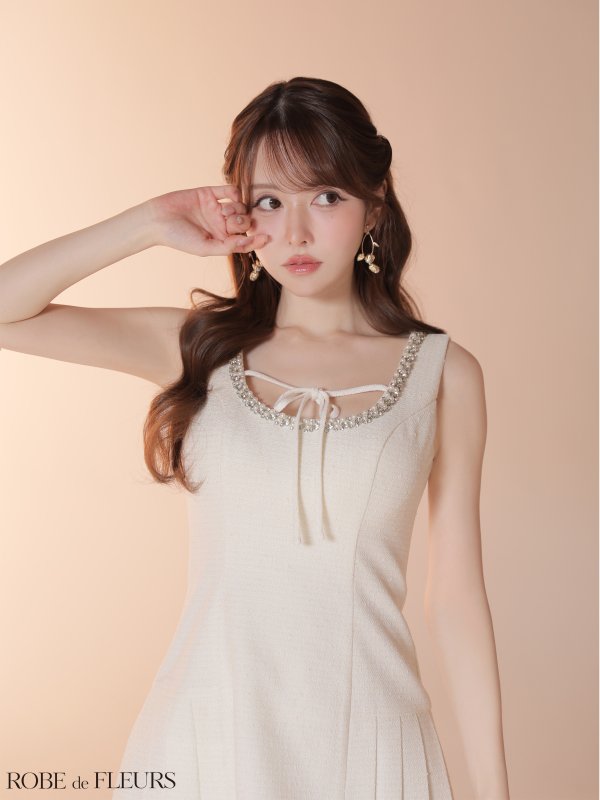 アイボリー　モデル：ゆめ　身長：160cm　着用サイズ：Sサイズ