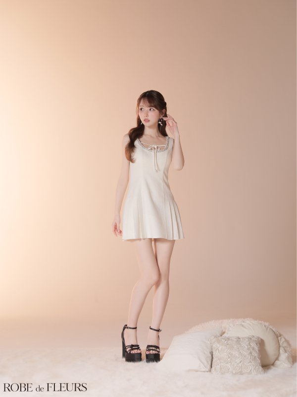 アイボリー　モデル：ゆめ　身長：160cm　着用サイズ：Sサイズ