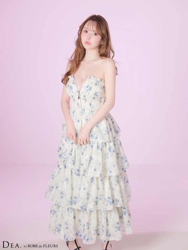 ブルー　モデル：ゆめ　身長：160cm　着用サイズ：Sサイズ