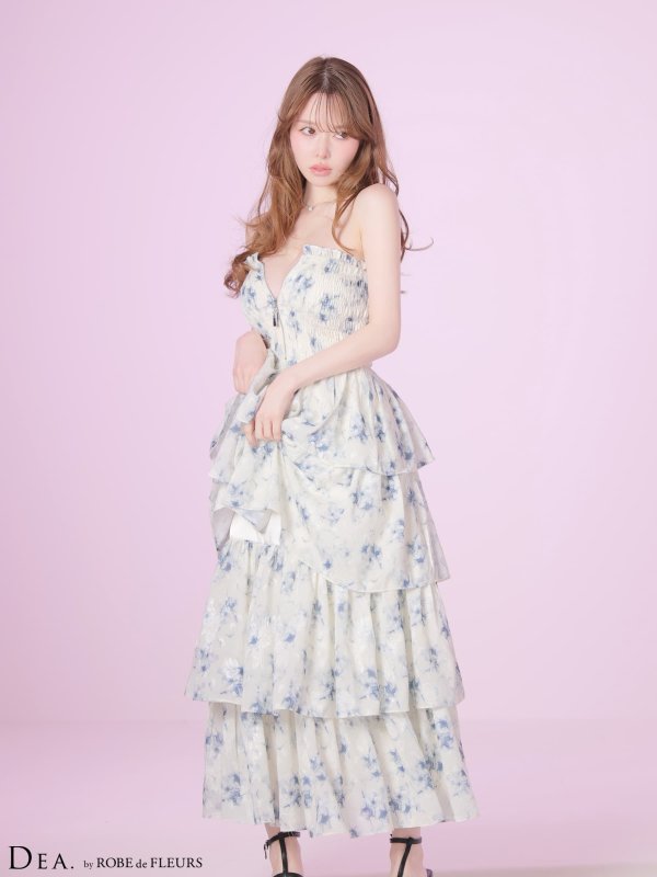 ブルー　モデル：ゆめ　身長：160cm　着用サイズ：Sサイズ